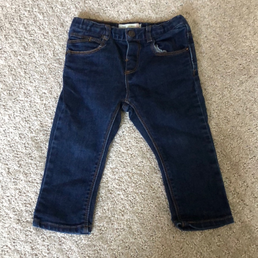 Zara dark wash denim